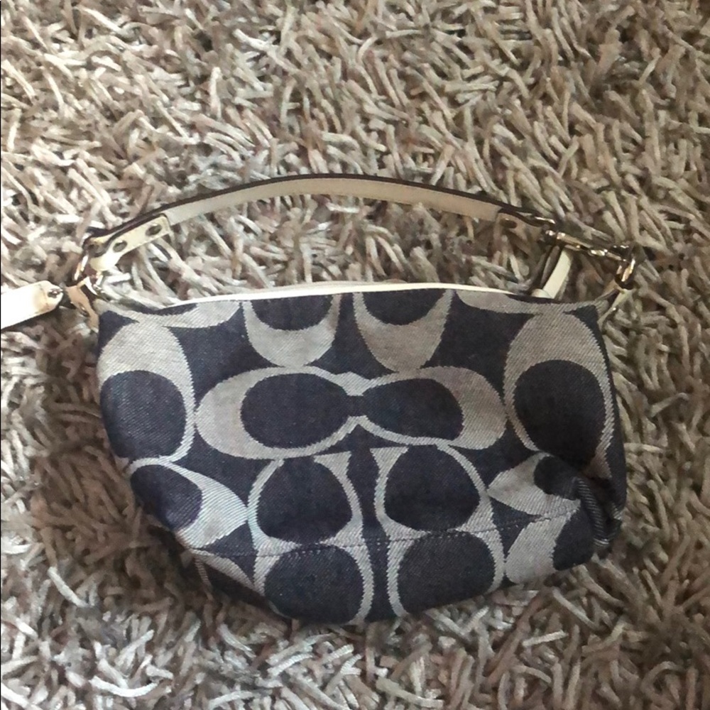 Denim Coach Purse